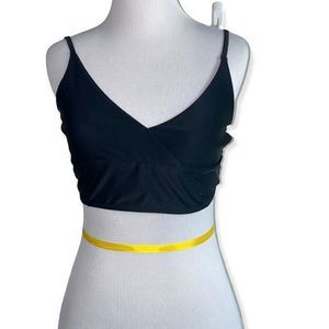 Shein women’s medium faux wrap v neck bikini top‎